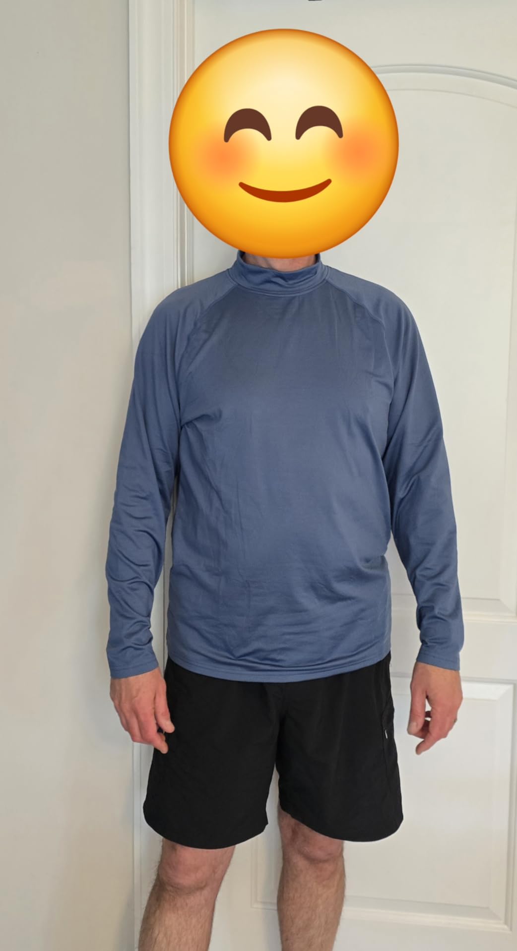 TACVASEN Mens Thermal Fleece Underlayer Mock Turtle Neck Base Layer Long Sleeve Athletic Warm Undershirt Winter Running Tops customer photo 2