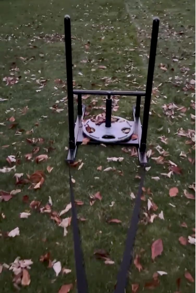 Kipika Weight Sled, Workout Sled, Fitness Strength Training Sled, Speed Training Sled for Athletic Exercise, Speed Improvement, Easily Through Obstacles, Suitable for 1