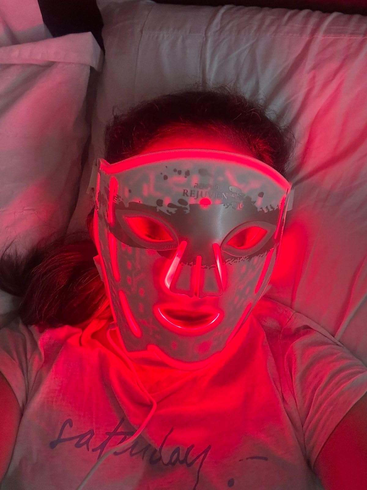 RENPHO 4D Red Light Therapy Mask for Face 2026, Birthday Gifts for Women Mom Wife, 324 LEDs Full Face Coverage & 3 Light Modes, Cordless LED Red Light Therapy Face Mask customer photo 2