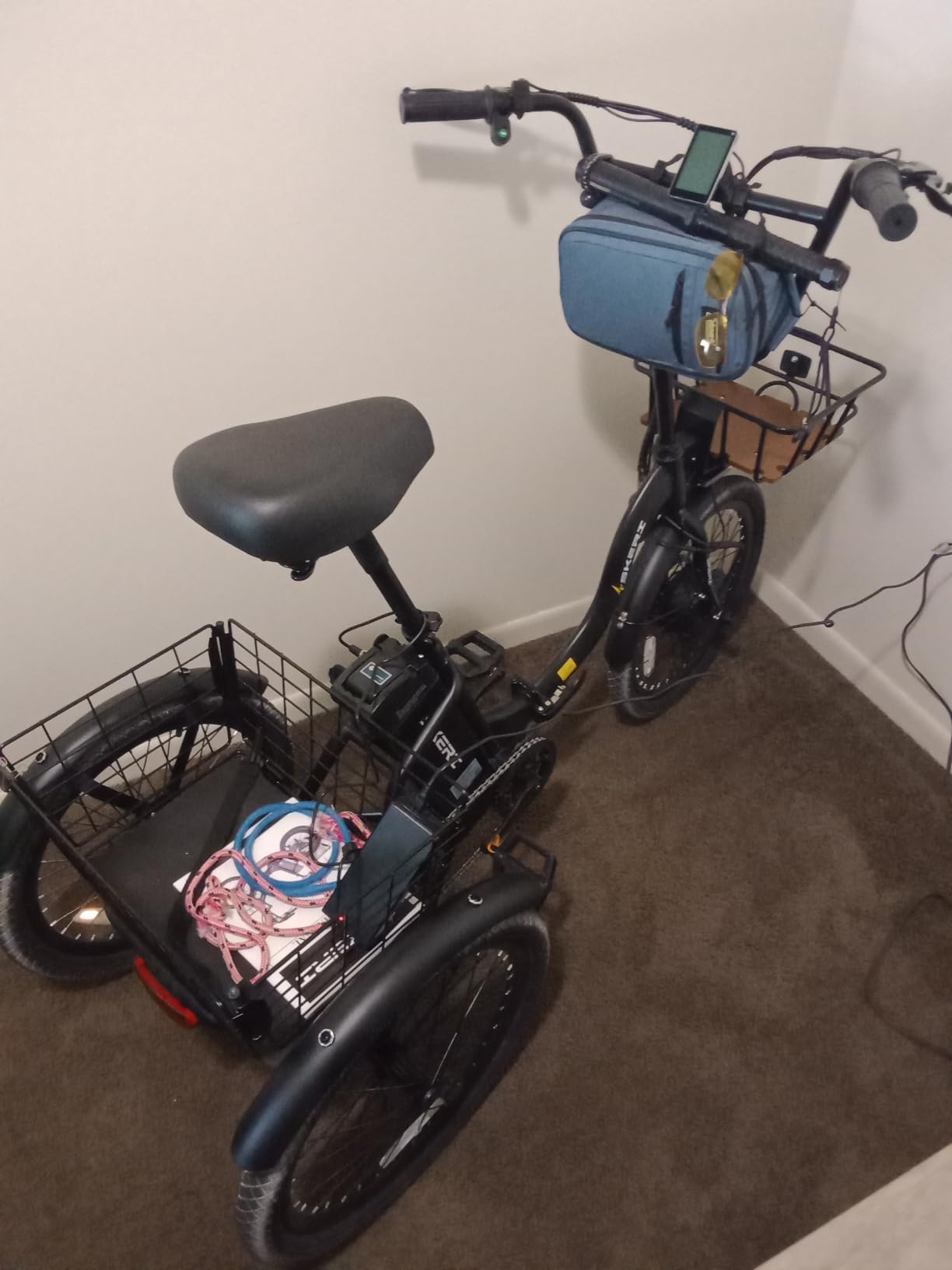 Skeri Electric Trike, Peak 1000W Electric Tricycle for Adults, 20