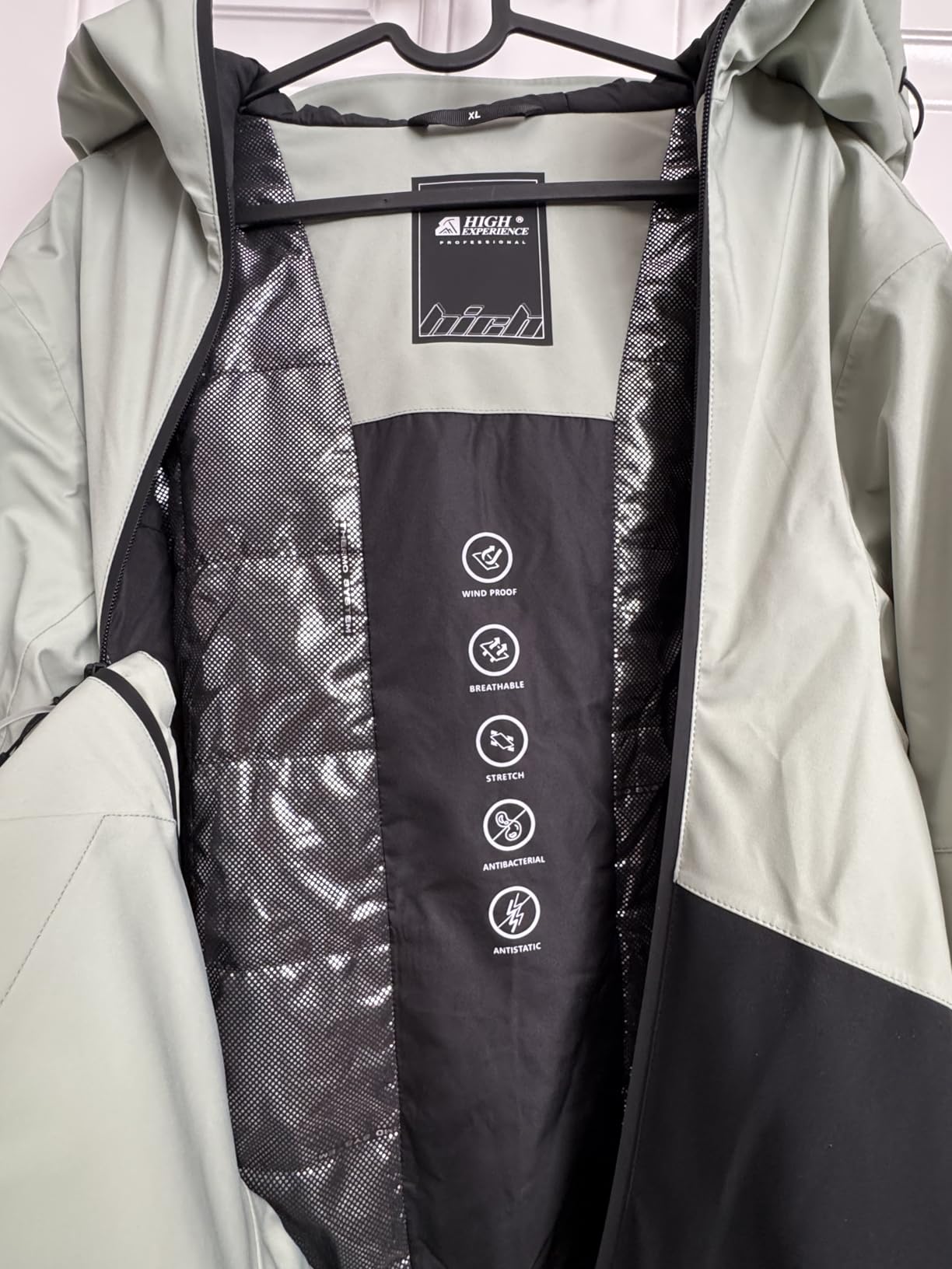 Mens Ski Jacket 3L Snowboard Anorak Coat Baggy Snow Pullover Hooded Waterproof Windproof Insulated Winter customer photo 1