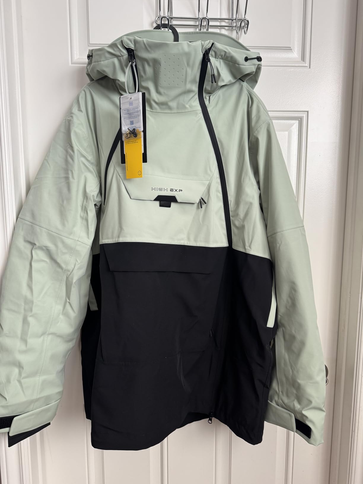 Mens Ski Jacket 3L Snowboard Anorak Coat Baggy Snow Pullover Hooded Waterproof Windproof Insulated Winter customer photo 2