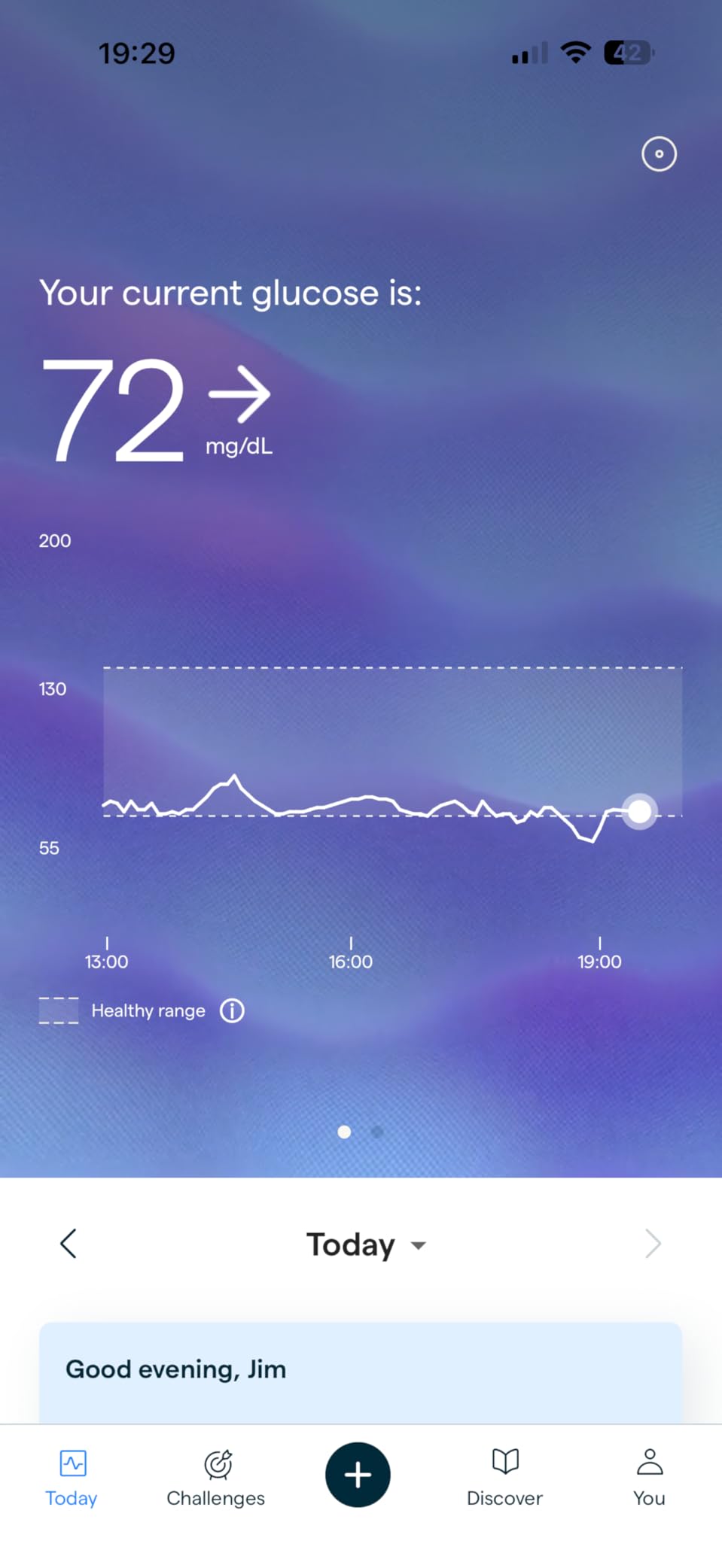 Lingo Continuous Glucose Monitor (CGM) & App (Pack of 2). Made by Abbott. Optimize Your Nutrition with Real-time Glucose Data & Insights. 1 Lingo biosensor lasts up to 14 Days*. Works with iOS and Android. US Only. customer photo 2