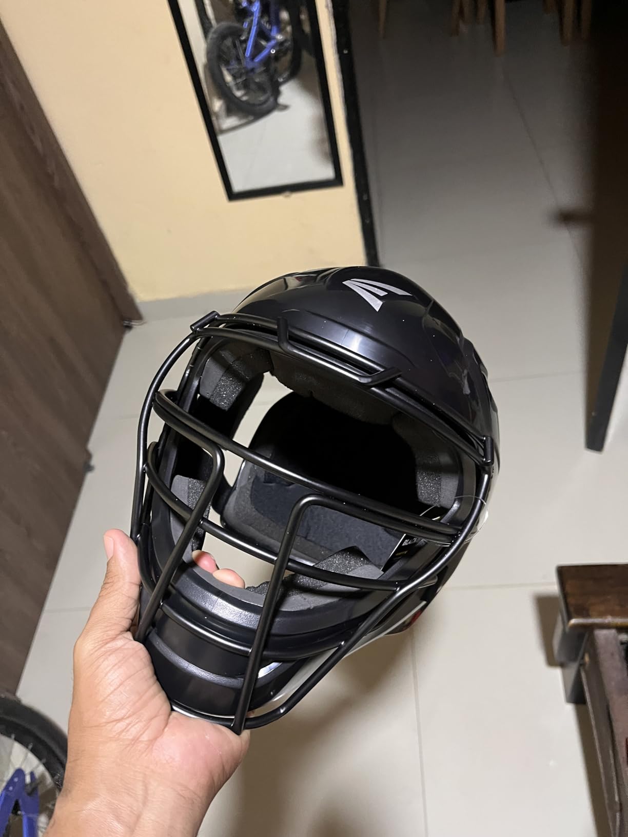 Easton Black Magic 3.0 Youth Baseball Catcher Gear Set - Helmet, Chest Protector & Leg Guards - Amazon's Choice customer photo 2