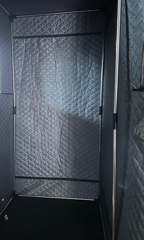 KASUE Portable Steam Sauna Tent for Home, Infrared Sauna with 3L Steamer, 9 Temp Levels & 99 Min Timer, 5-Layer Waterproof Insulated, Folding Chair Included, Indoor Spa (Light Black) customer photo 1