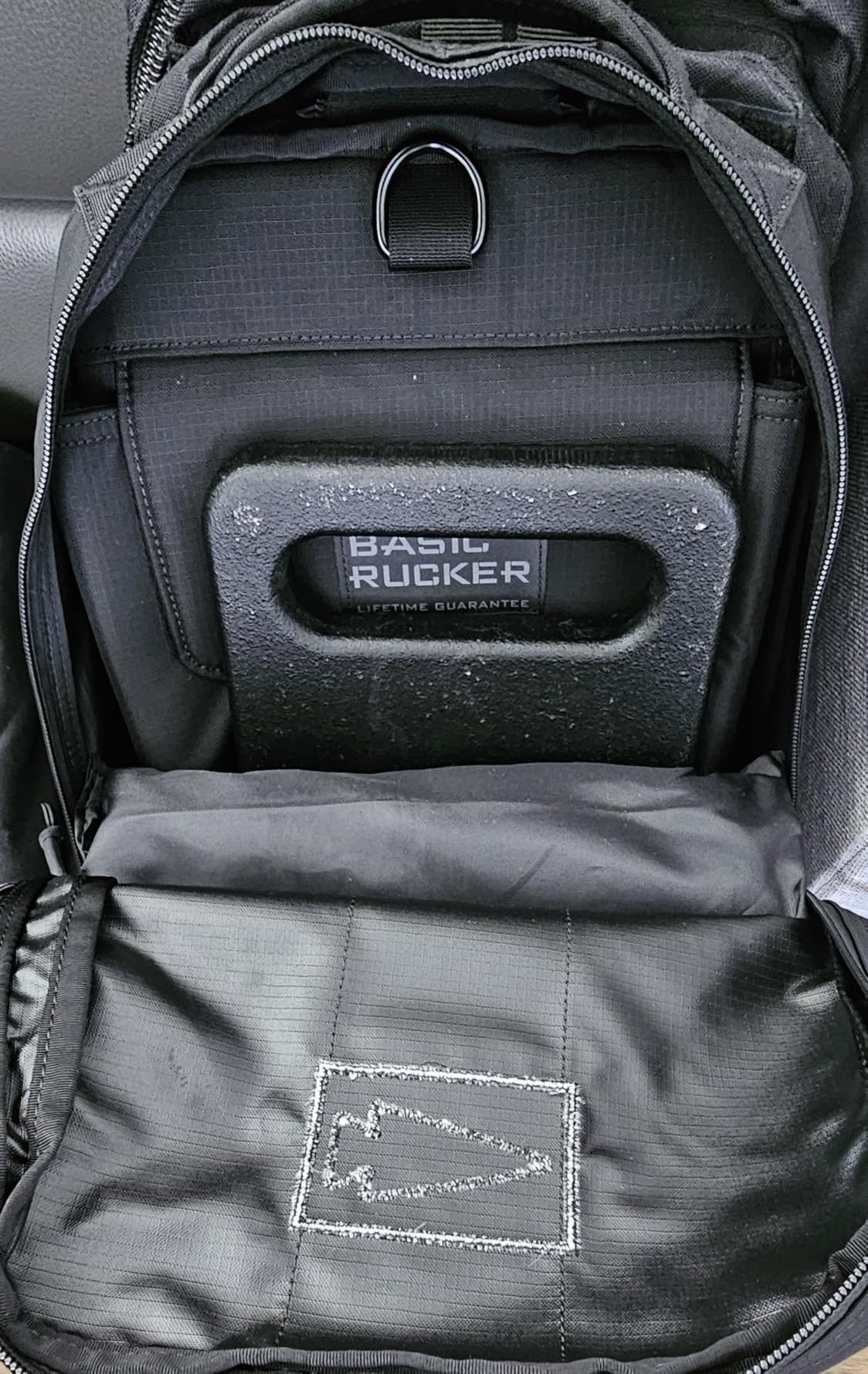 GORUCK Basic Rucker 17L Tactical Backpack - Durable Rucksack & MOLLE Daypack - Military Backpack for Men & Women - for Outdoor, Hiking, Training & Travel - Black customer photo 2