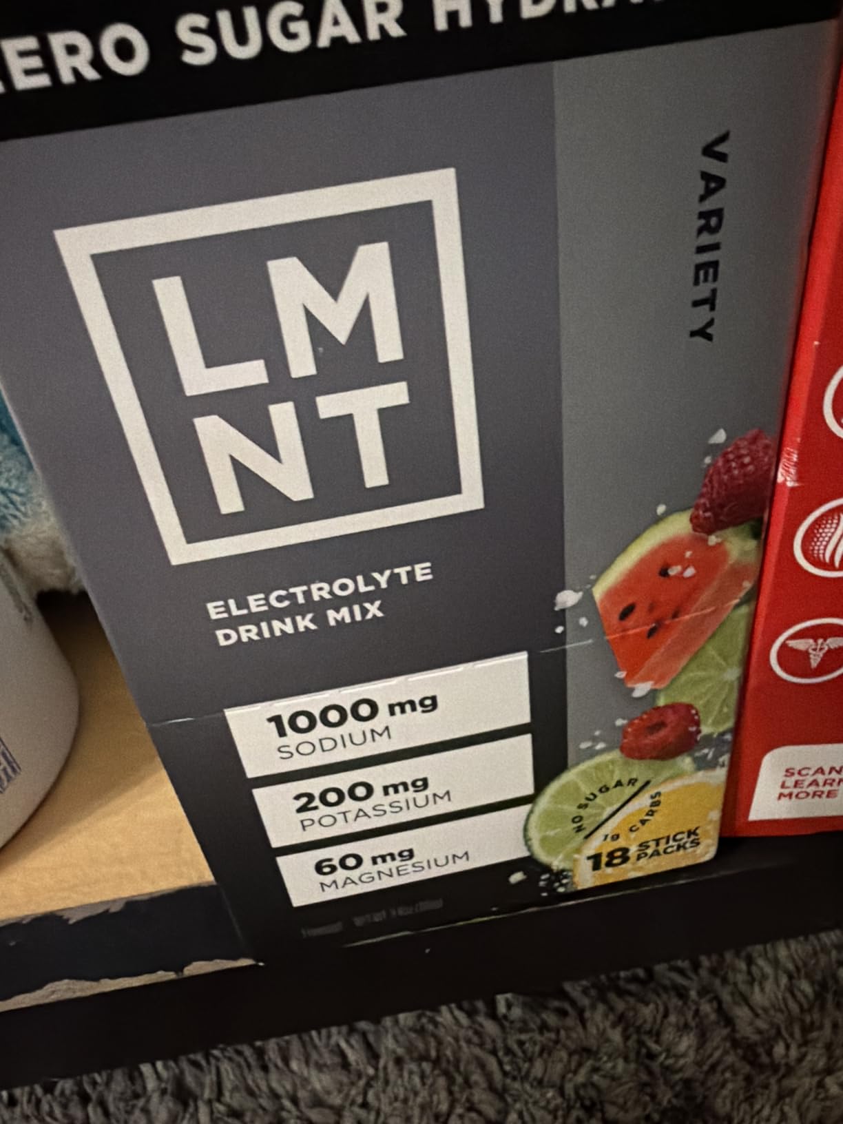 LMNT Zero Sugar Electrolytes - Variety Pack Bundle | Drink Mix | 18-Count customer photo 2
