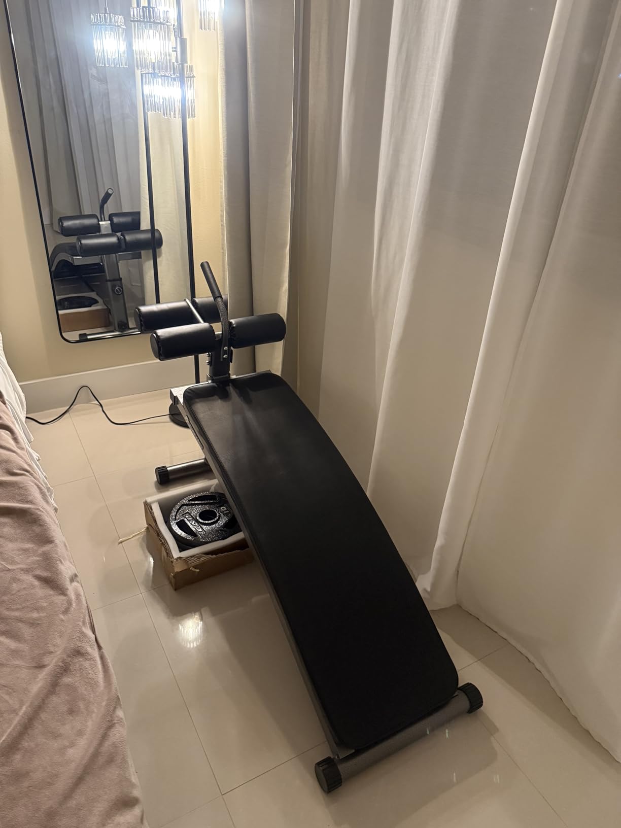 Finer Form Gym-Quality Adjustable Sit Up Ab Bench & Decline Weight Bench for Home Gym Strength Training customer photo 1