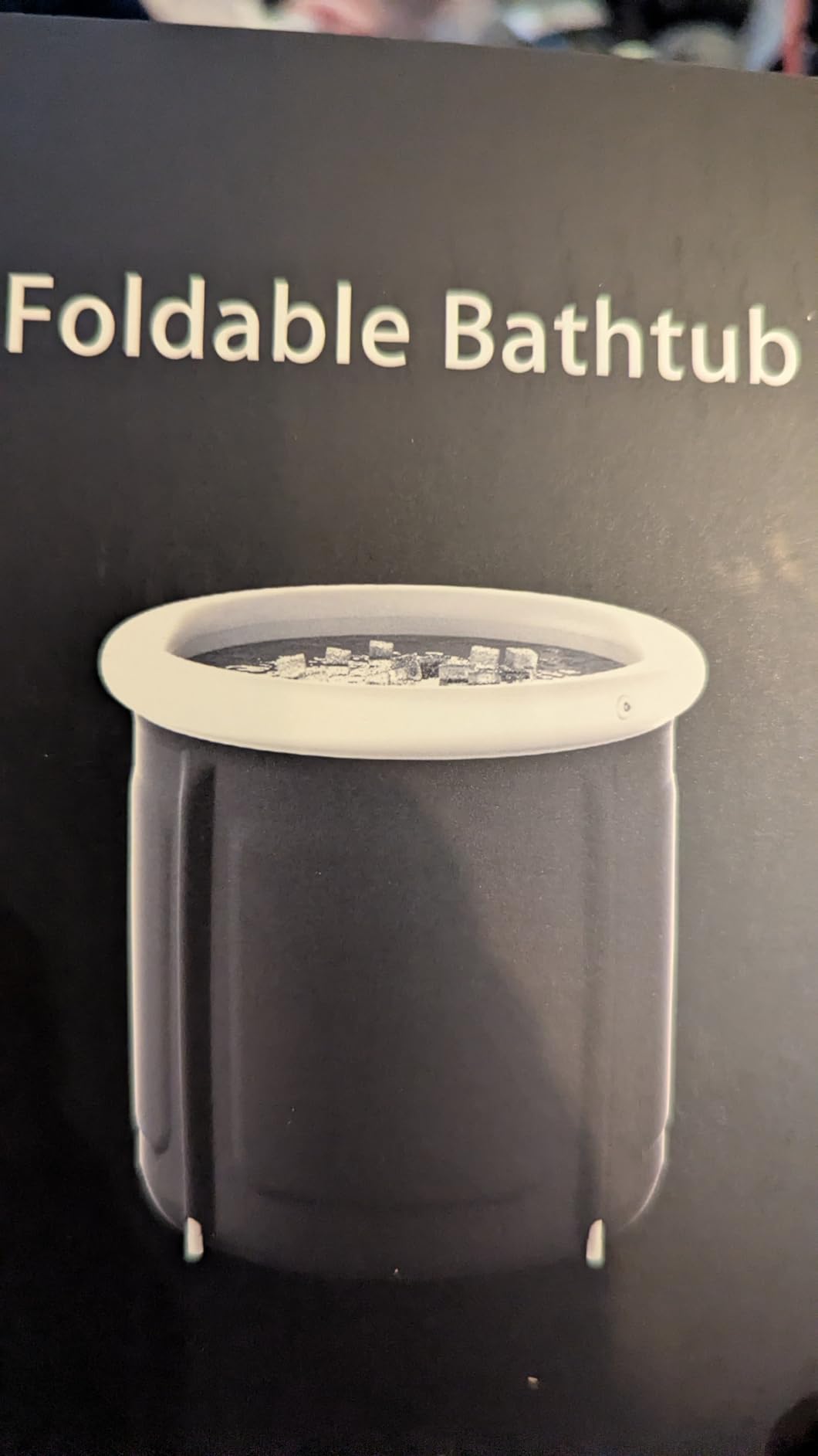XL 100 Gal Ice Bath Tub for Cold Plunge - Portable Inflatable Ice Pod with Insulated Lid & Dual Valves, Chiller Compatible Cold Plunge Tub for Ice Bath Recovery, Indoor & Outdoor Use customer photo 1