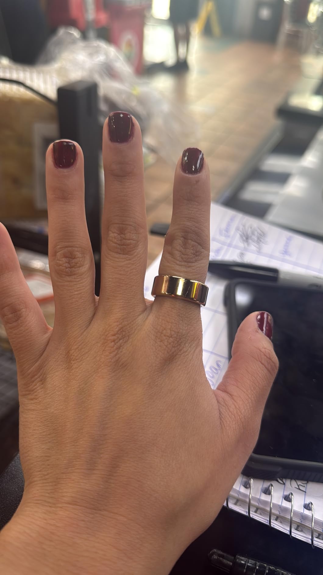 Smart Health Ring, Featuring Stress and Sleep Monitoring Functions, Compatible with iOS and Android, Waterproof Fitness Tracker for Women & Men, No Subscription Fee (Black, 11) customer photo 1