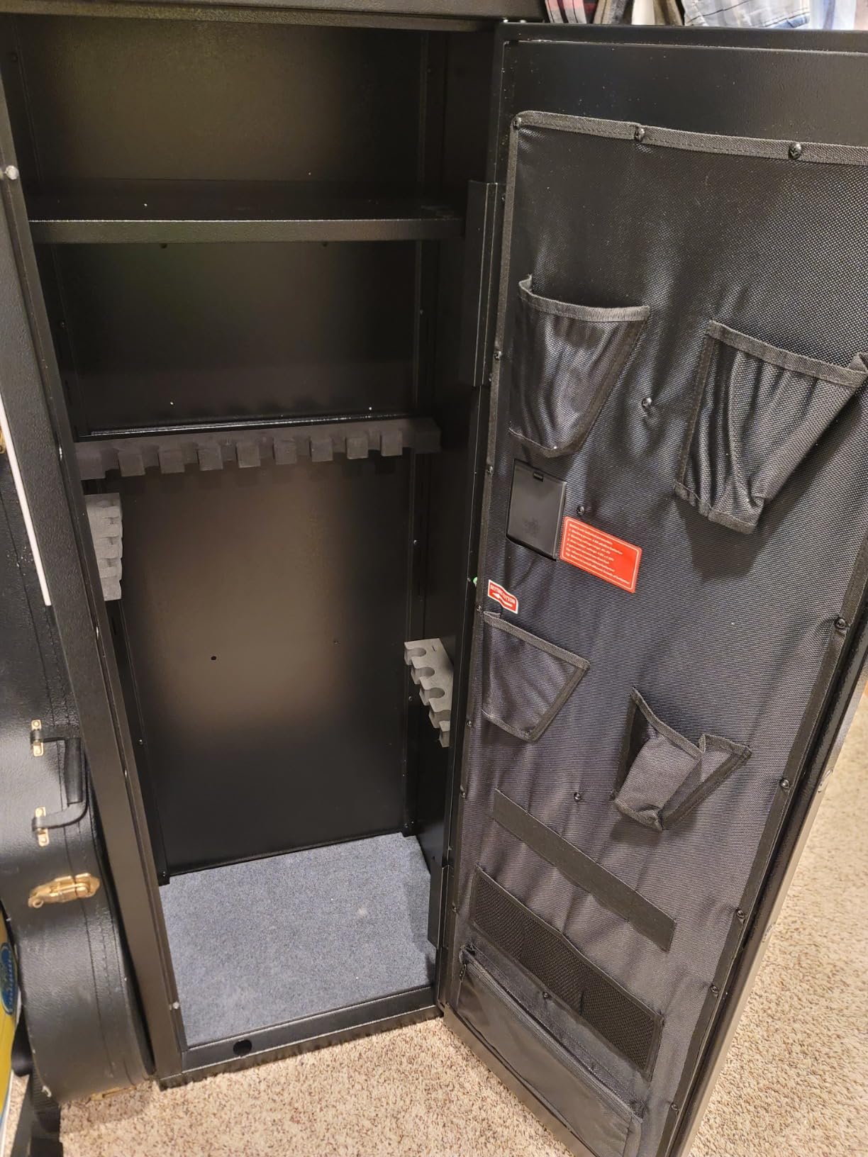 KAER 12-15 Gun Safe, Biometric Gun Safes, Rifle safe, Gun Safe for Rifles and Pistols, Gun Cabinet for Home & Hunting with Gun Racks and Removable Shelves, Suitable for AR15 customer photo 2