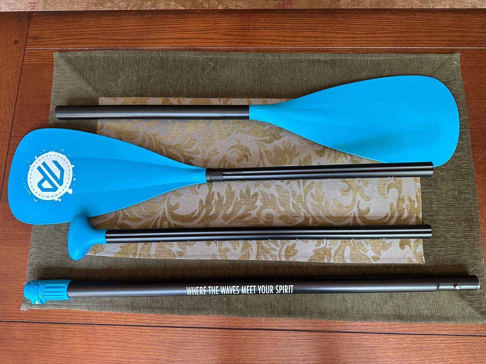 niphean Sup Paddle, Adjustable Paddle Board Paddles, Lightweight Kayak Paddle, Detachable Stand Up Paddle Board Accessories Oars with Aluminum Alloy Shaft and Fiberglass Blade customer photo 1