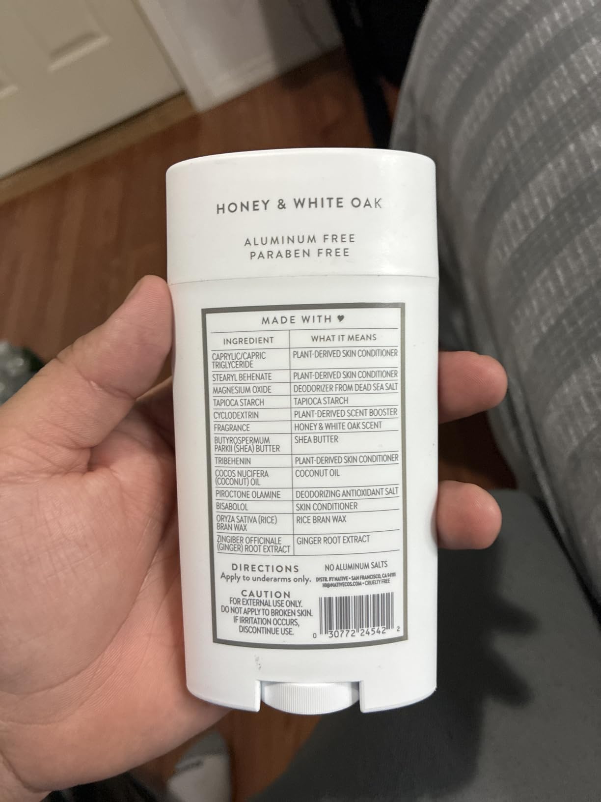 Native Aluminum Free Deodorant, Sea Salt & Cedar, Large Size Stick, 72 Hour Odor Control, for Women & Men, Contains Naturally Derived Ingredients, 3.1 oz customer photo 1