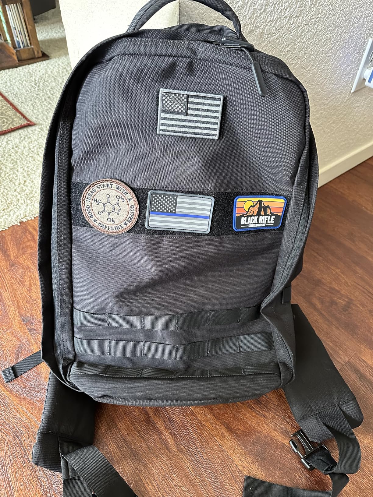 Rucking Backpack - 25L Tactical Rucksack with Weight Plate Pockets, Removable Hip Belt, and Padded Shoulder Straps for Rucking and Training customer photo 1