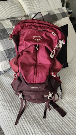 Osprey Sirrus 36L Women's Hiking Backpack - Lightweight Backpacking Pack with Waterproof Raincover, Purple Dusk customer photo 2