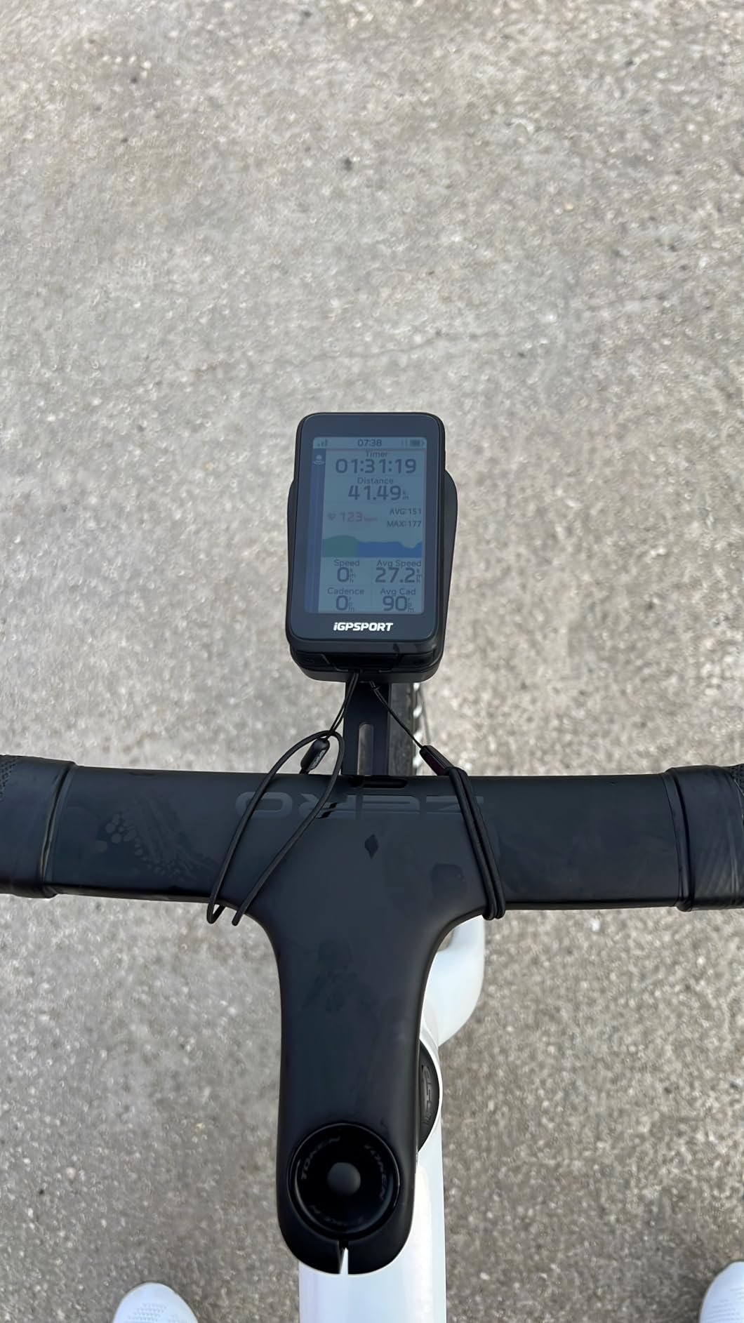 iGPSPORT BiNavi Air Bike Computer, 3.0'' Touchscreen MAP Voice Navigate Reroute Climb Smart Wireless GPS Cycle Computer customer photo 1