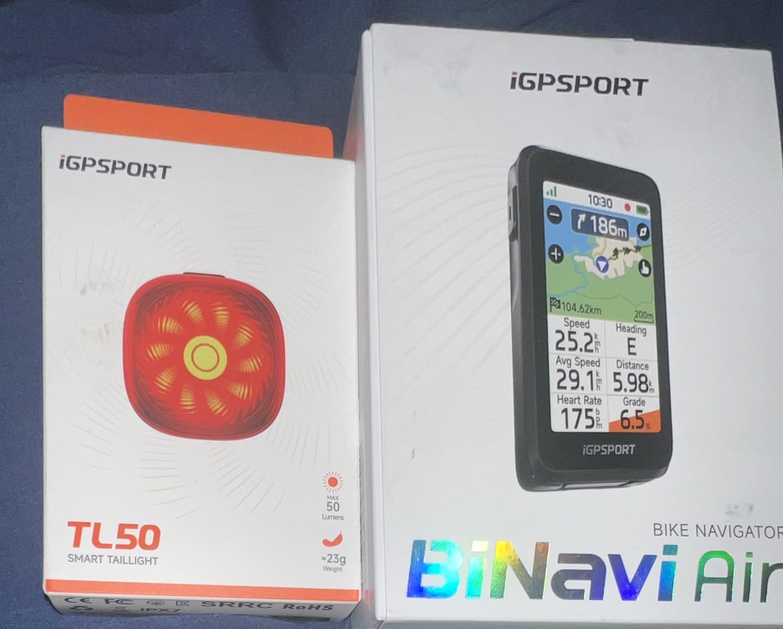 iGPSPORT BiNavi Air Bike Computer, 3.0'' Touchscreen MAP Voice Navigate Reroute Climb Smart Wireless GPS Cycle Computer customer photo 2