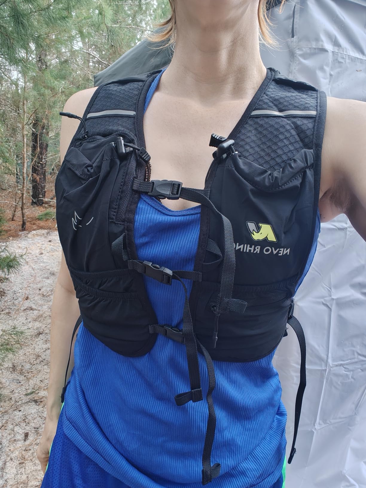 N NEVO RHINO Small Running Vest for Women, Lightweight Hydration Vest with Water Bladder 1.5 Liter, Hydration Backpack for Trial Hiking Cycling Jogging customer photo 1