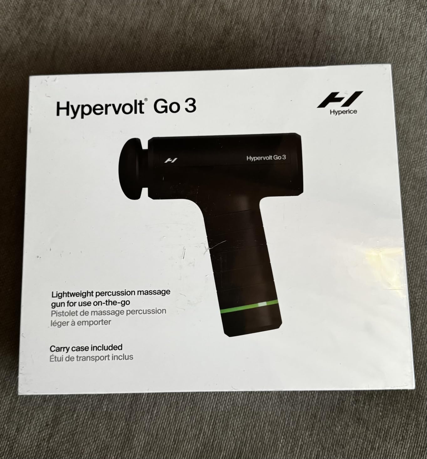 Hyperice Hypervolt Go 3 - Compact Handheld Percussion Massage Gun with QuietGlide Technology | 3 Speeds, Portable Lightweight Design | Helps Relieve Muscle Soreness and Improve Recovery customer photo 2