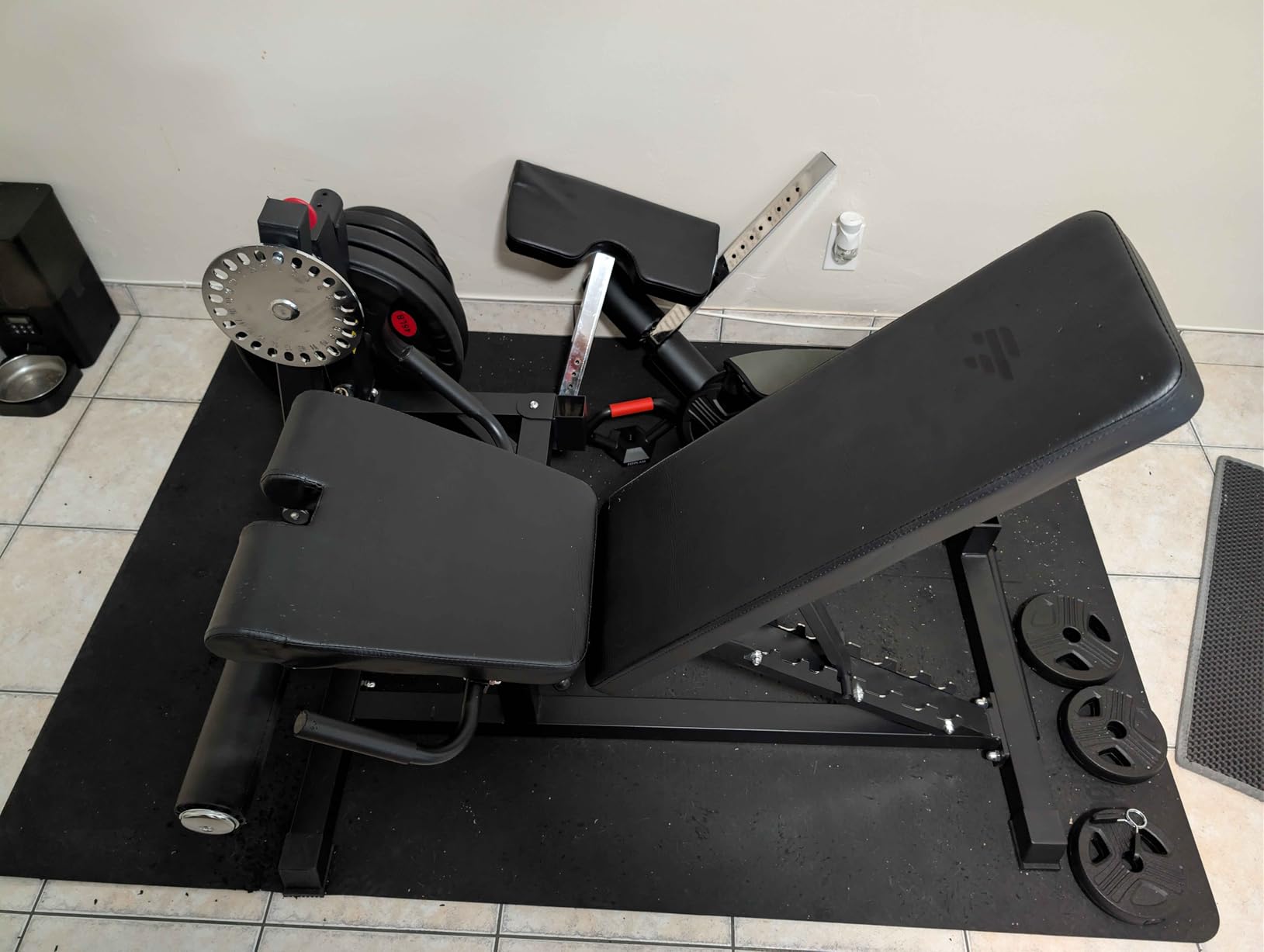 Finer Form GLX Adjustable Weight Bench with Leg Extension and Curl Machine, Total Body Bench for Home Gym, Great for Bench Press, Sit Ups, Preacher Curl, Hip Thrusts and Other Plate-Loaded Exercises customer photo 1