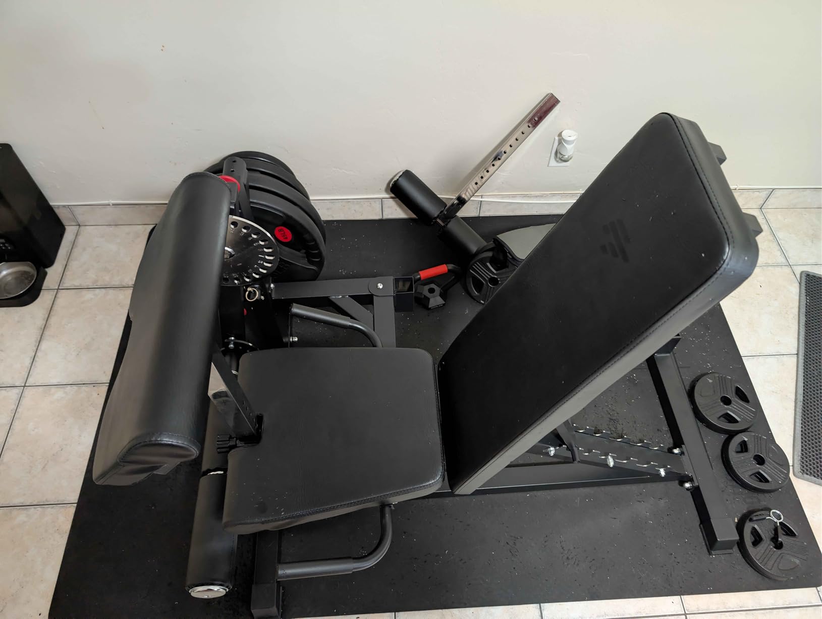 Finer Form GLX Adjustable Weight Bench with Leg Extension and Curl Machine, Total Body Bench for Home Gym, Great for Bench Press, Sit Ups, Preacher Curl, Hip Thrusts and Other Plate-Loaded Exercises customer photo 2