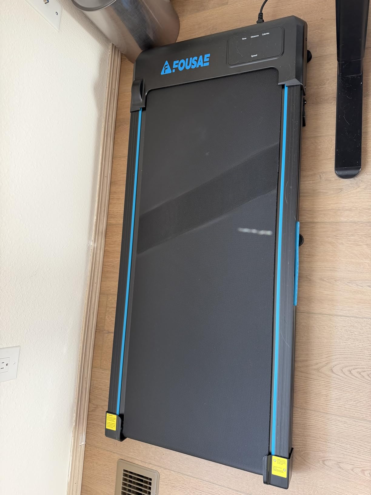 Walking Pad Treadmill, 6.2MPH Under Desk Walking Pad with 10% Incline, Treadmills for Home with Double Frame, 2.75HP Brushless Drive, 12 HIIT Programs, Remote Control, 350LBS Capacity customer photo 2