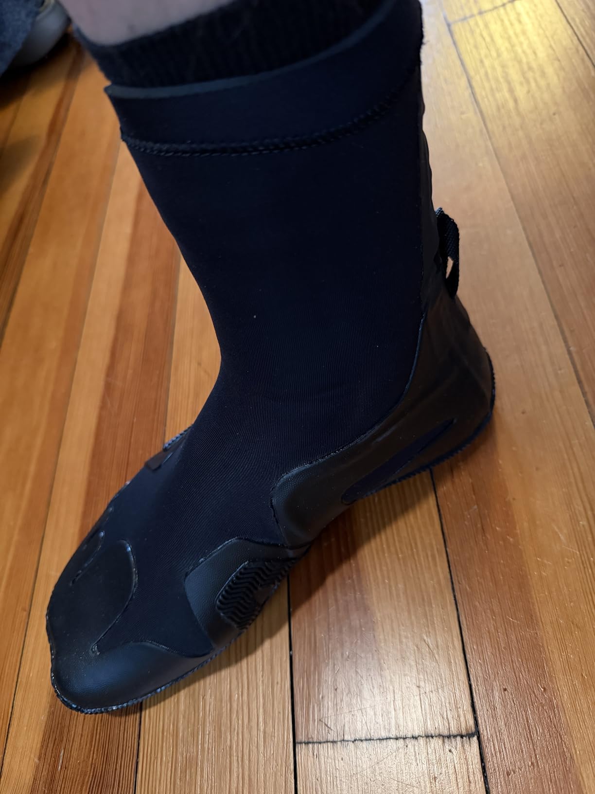 Ho Stevie! 5mm Surfing Wetsuit Booties - Warm, Comfortable, Durable, Grippy Surf Boots - Thermal Lining + GBS Seams customer photo 2