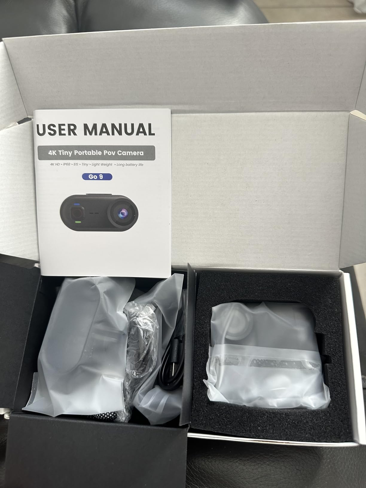 4K Mini Body Action Cameras POV Body Cam, 64GB Sports Camera with Audio Video Recording, Portable WiFi Magnetic Wearable Waterproof Thumb Camera customer photo 2