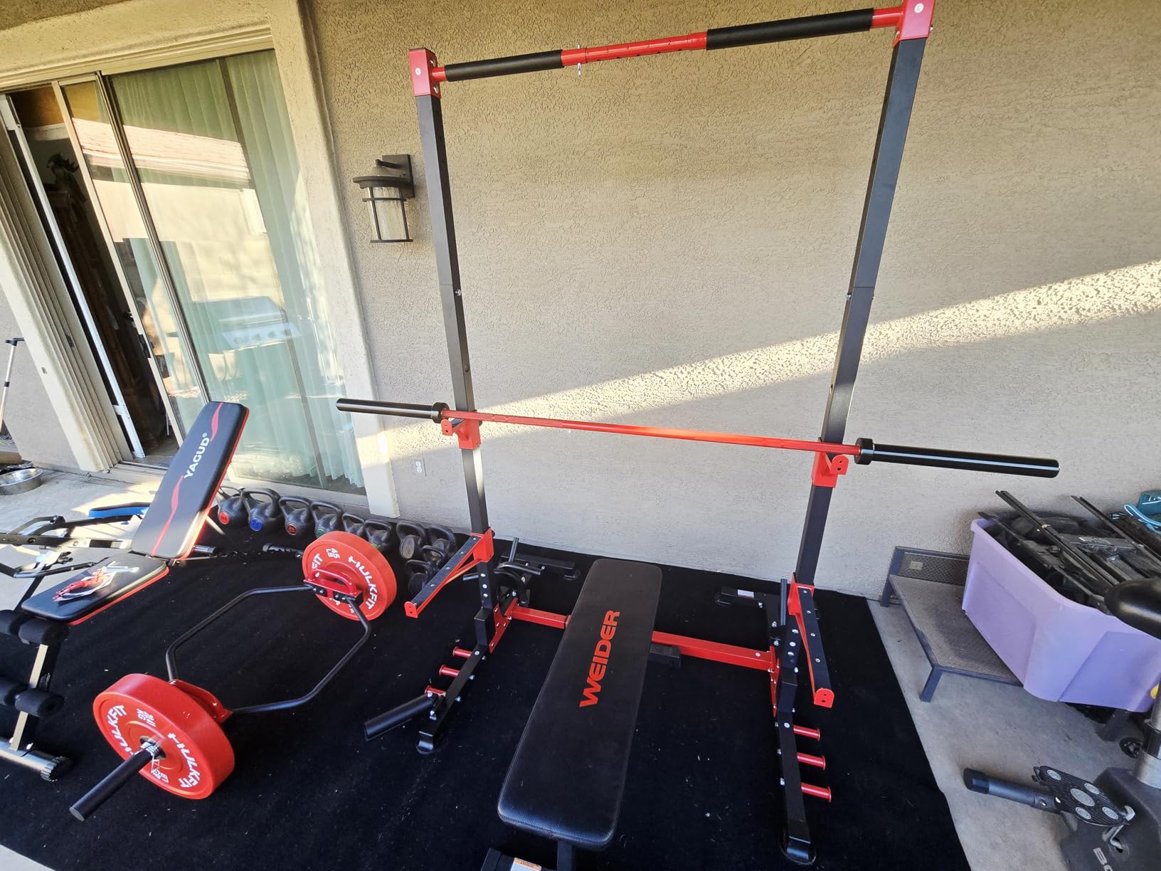 7ft Olympic Barbell 20kg/44Lbs, 1000LB/1500LB Weight Capacity, 190K PSI High Tensile Strength Weightlifting Bar with 2-Inch Sleeves & 8 Needle Bearings for Home Gym Strength Training customer photo 1
