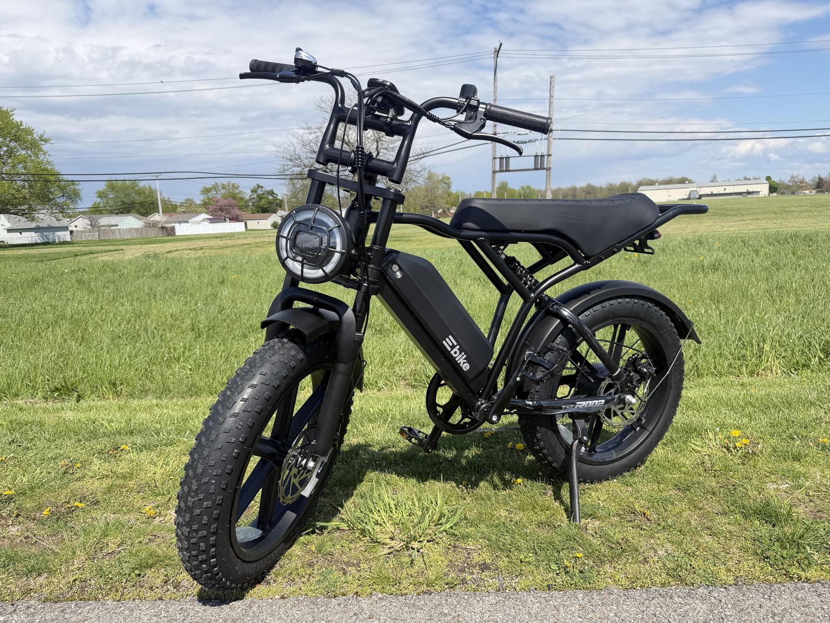 TST Electric Bike for Adults, 1500W Peak Motor 60 Miles Fat Tire Ebike with 48V 15Ah Removable Battery 20