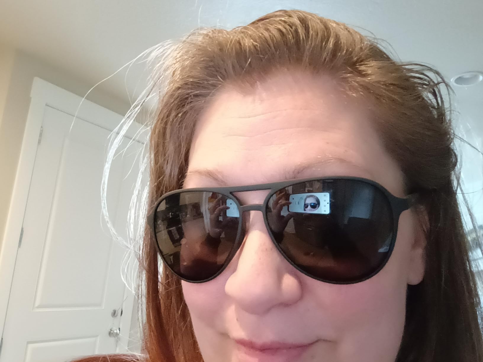 goodr Polarized Aviator Sunglasses, Large Sized (Mach G), UV400 Protection, No Slip, No Bounce customer photo 2