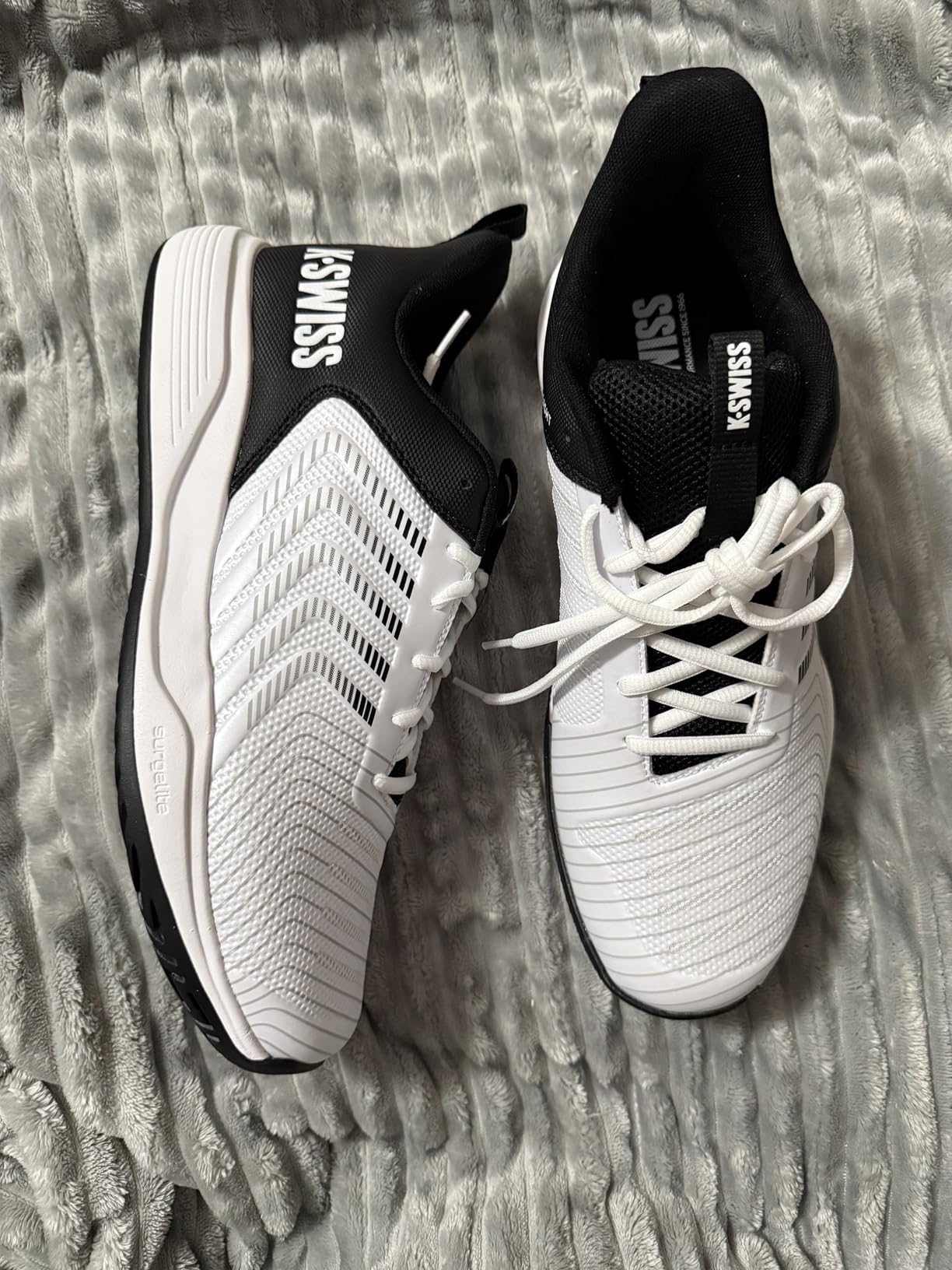 K-Swiss Men's Ultrashot Light Pickleball Tennis Shoe - Lightweight Court Shoes Lateral Movement Stable Support customer photo 2