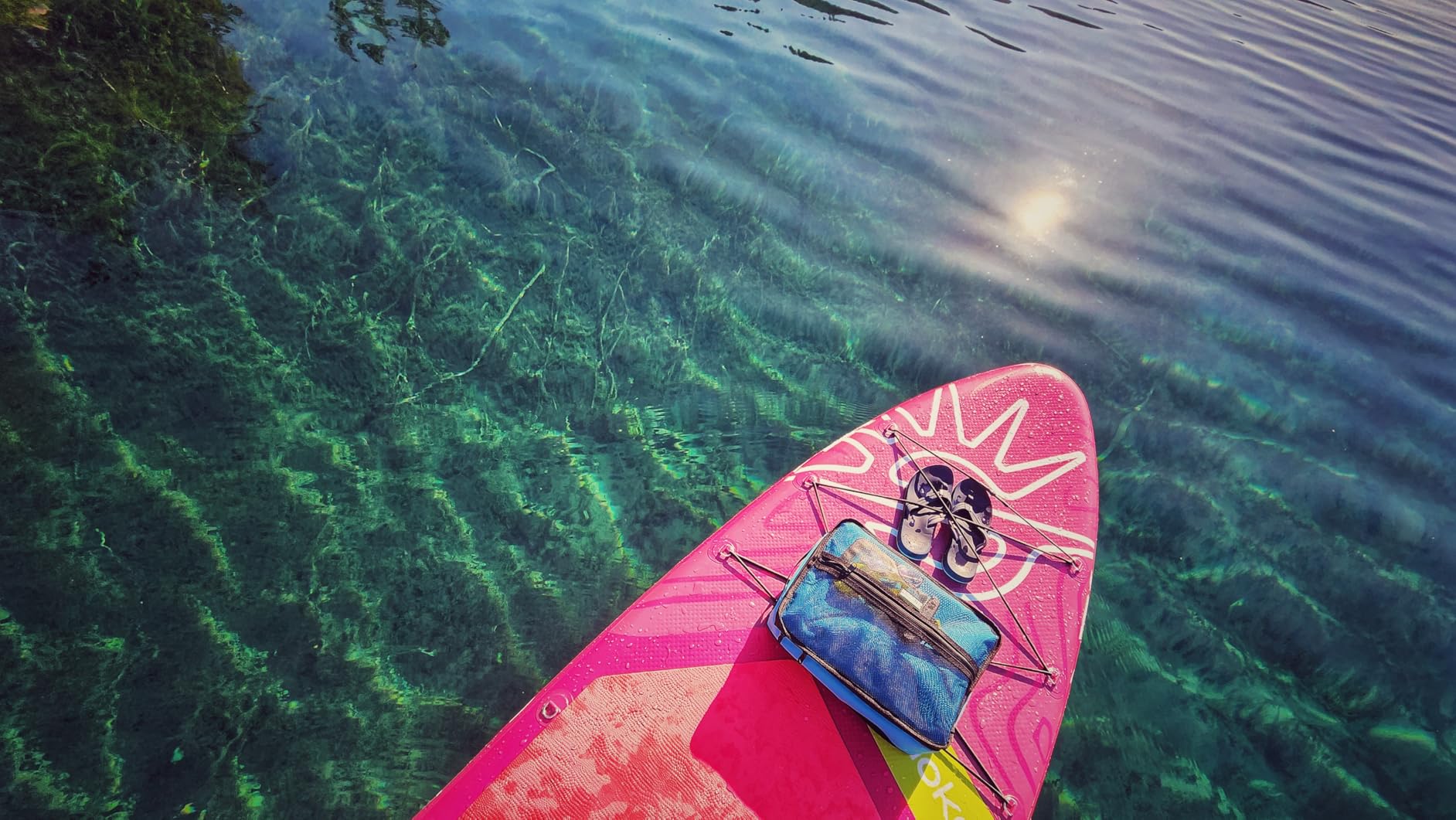 11'×34'' Extra Wide Inflatable Paddle Board with Seam Welded Technology, Stand Up Paddle Board, 420lb Capacity for Adults, Sup Board for All-Level with 2-Blade Paddle/Dual-Action Pump/Leash customer photo 2