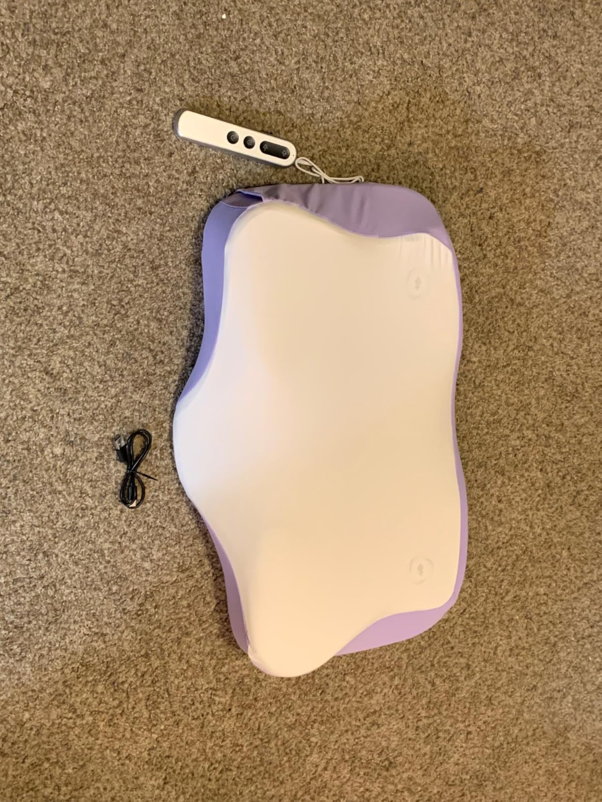 Intelligent Pillow for Sleep Aid and Deep Relaxation, Cooling Breathable Memory Foam Pillow, with Blue Tooth for ASMR Enthusiasts and Three Sleep Aid Sound Options (ocean, alpha&beta waves) customer photo 1