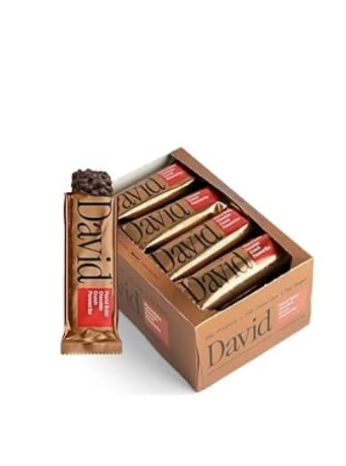 David Bronze High Protein Bars - Peanut Butter Chocolate Crunch Flavor - 0g of Sugar, Low Carb, Gluten Free - 20g of Protein, 150 Calories - On-The-Go Snack, Pack of 12 customer photo 2