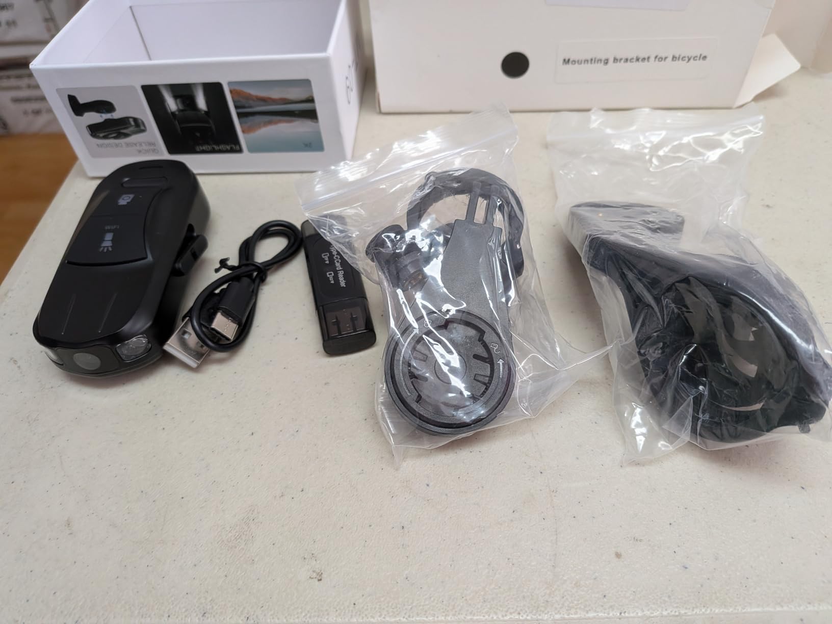Bike Camera Small Thumb Action Camera, IPX6 Waterproof, Wireless, with Bike Mount, for Cycling, Sports, Vlogging & Content Creation (Black) customer photo 2