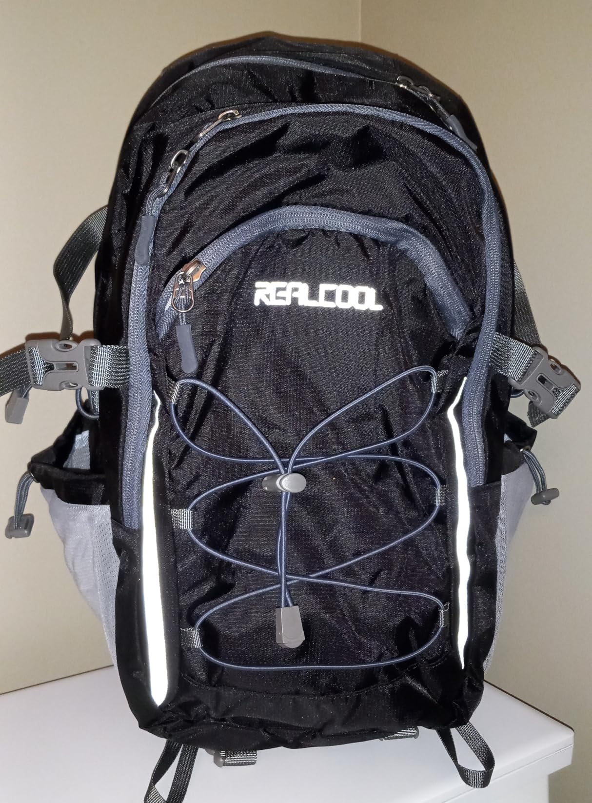 RealCool Hiking Backpack for Men Women,20L Lightweight Waterproof Travel Camping Backpack Hiking Daypack for Cycling Running,Blue customer photo 2