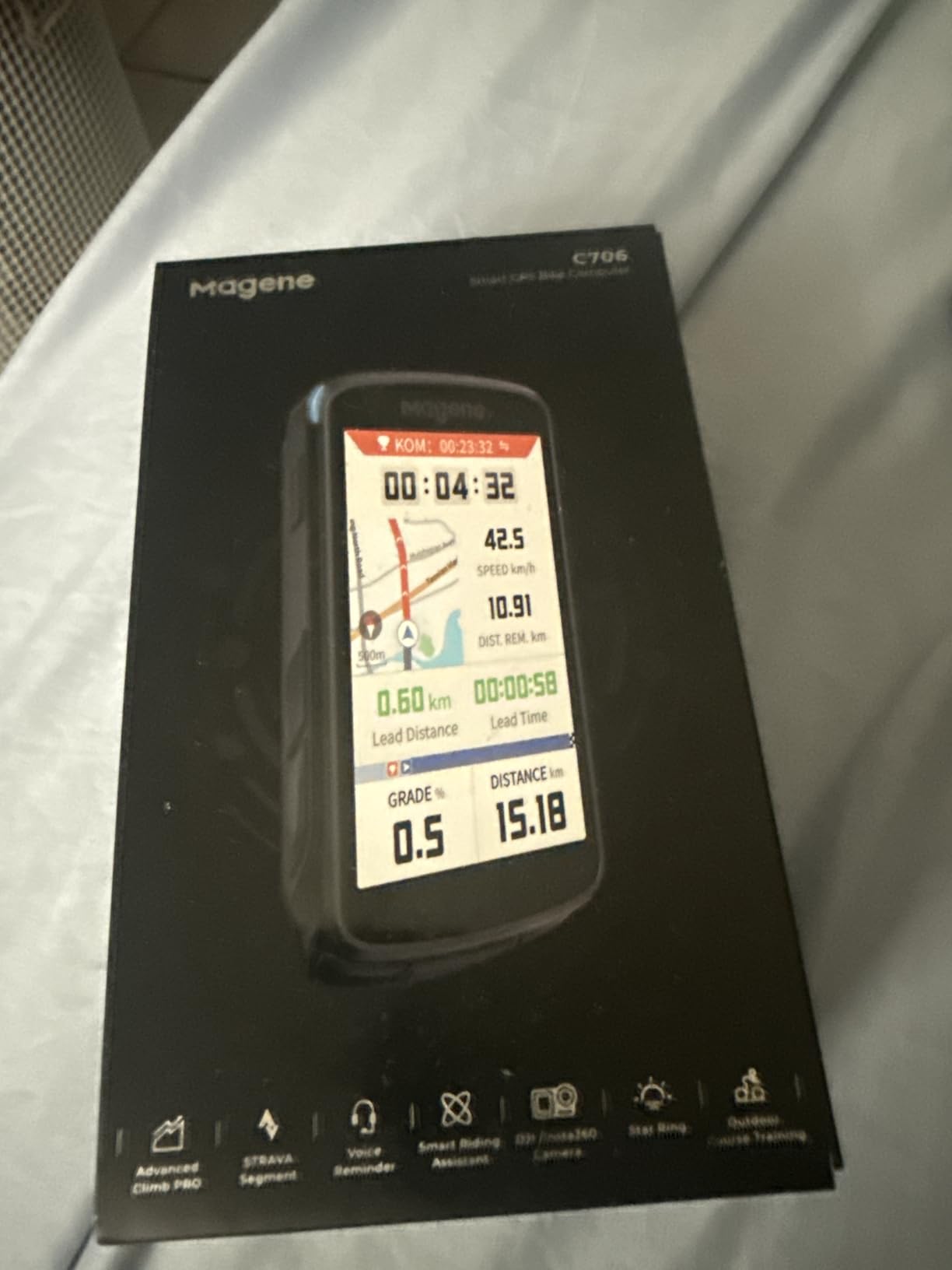 Magene C706 Smart GPS Bike Computer - 3.3