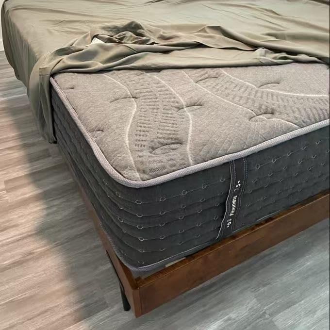 TXO 14 Inch Cashmere Hybrid Queen Mattress in a Box, Dual-Sided Medium Firm & Firm, Cooling Gel Memory Foam Mattress, Pocket Springs for Motion Isolation, Pressure Relief, CertiPUR-US Certified customer photo 2