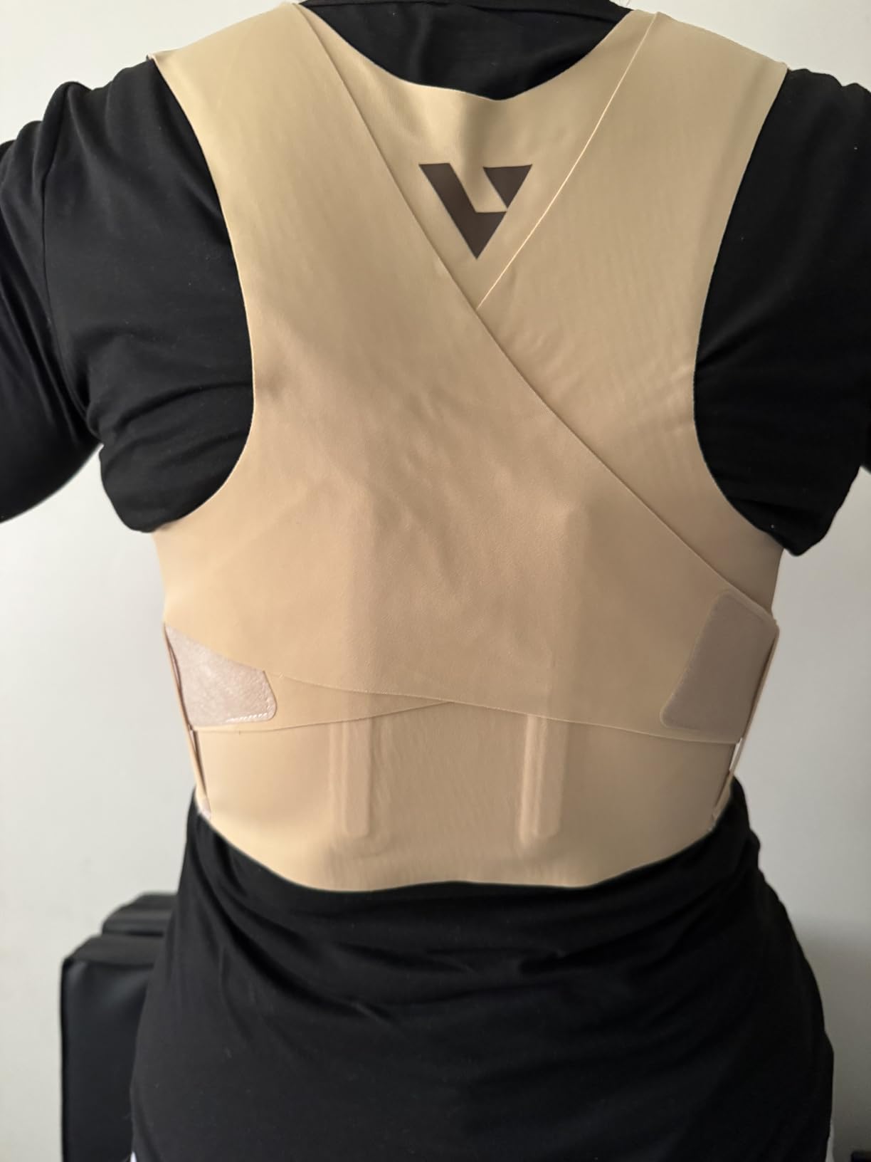 Vicorrect Adjustable Posture Corrector for Women: Comfortable Fit for Body Types - Invisible Under Clothes Wearable for Sitting and Exercise - Helps with Upper Back Shoulder Neck Pain customer photo 2