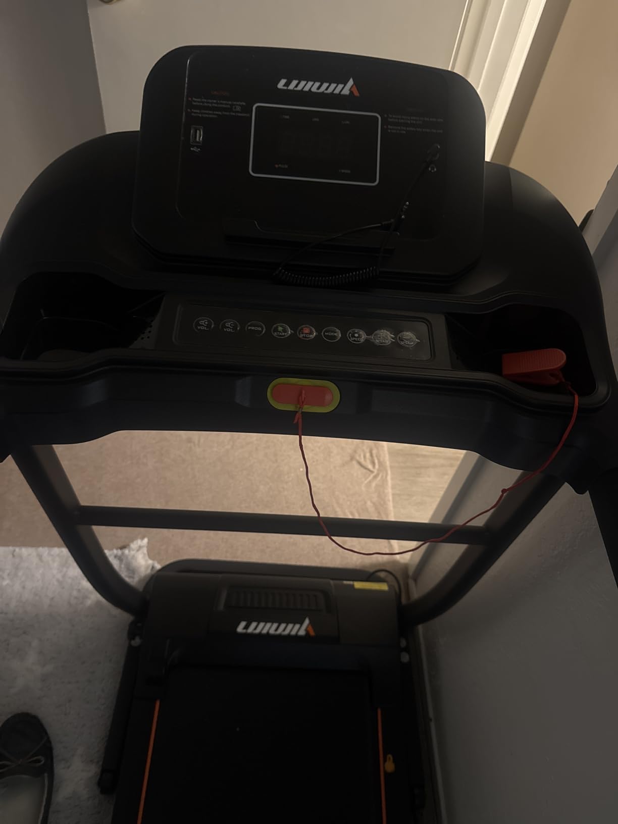 Treadmill for Home, 3.0HP Folding Treadmill with Incline, 300 lbs Capacity, Bluetooth & Heart Rate Sensor, Space-Saving Design customer photo 2