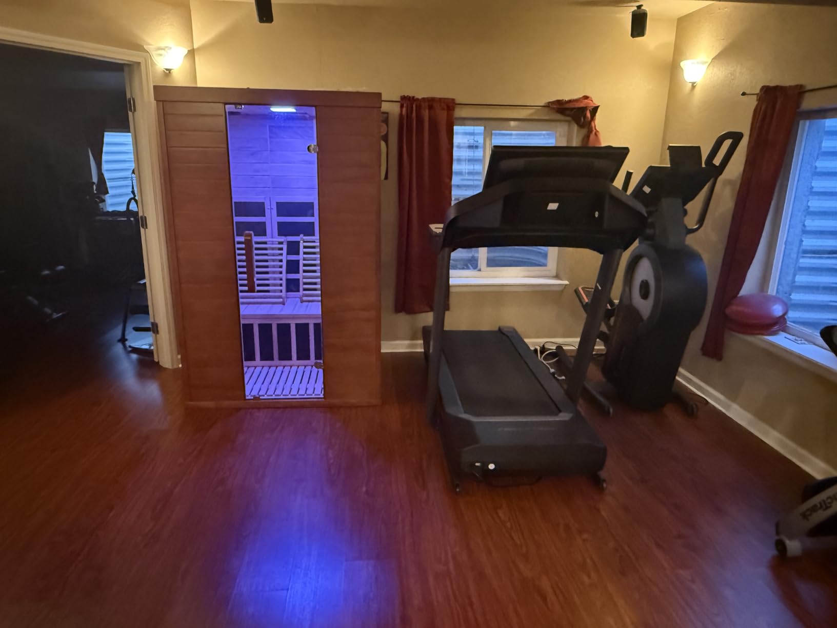 2-Person Infrared Sauna, Smart App Control, WiFi & Bluetooth, Low EMF 1500W/120V LCD Heater, Indoor Home Sauna with Flame-Retardant Materials customer photo 1