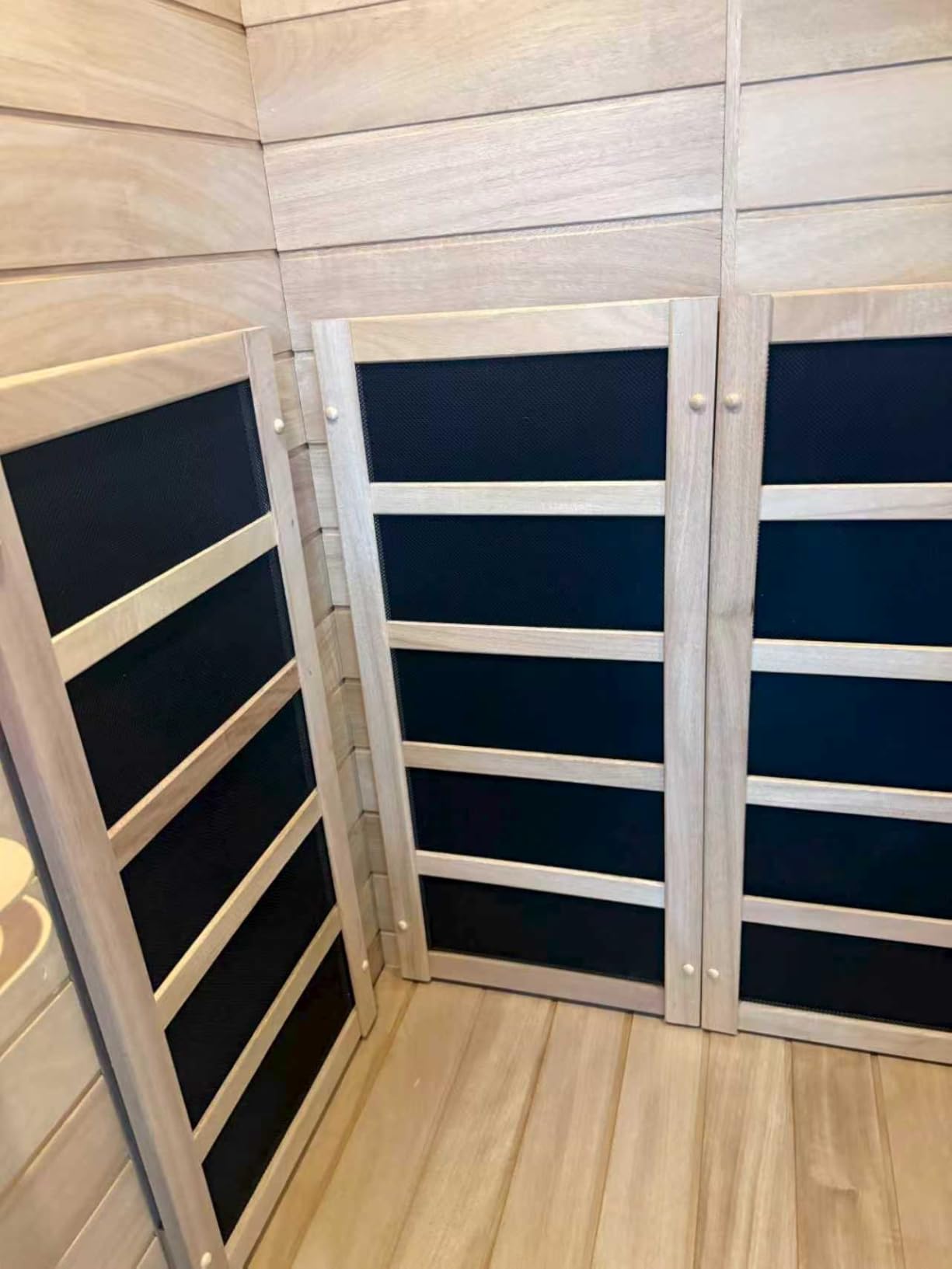 2-Person Infrared Sauna, Smart App Control, WiFi & Bluetooth, Low EMF 1500W/120V LCD Heater, Indoor Home Sauna with Flame-Retardant Materials customer photo 2
