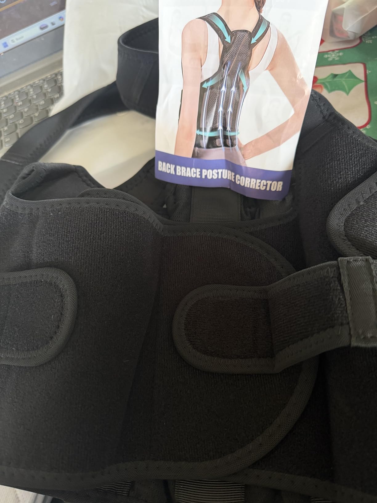 Posture Corrector for Women & Men, Back Brace Straightener with Adjustable Support, Relief for Neck/Shoulder/Back Pain, Scoliosis & Hunchback Correction, Breathable Mesh Design customer photo 2