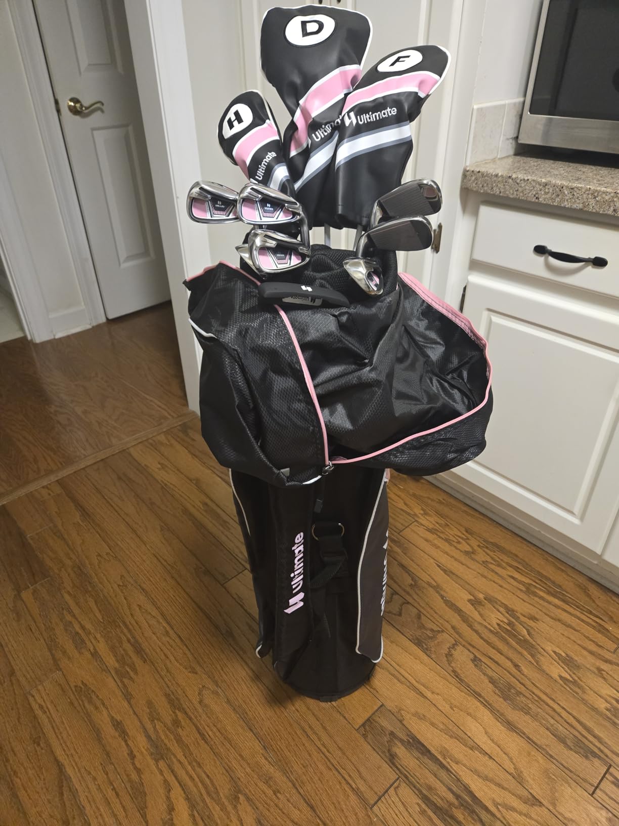 Tangkula 9/10/12 Pieces Women's Complete Golf Clubs Set with 460CC Driver, Fairway Wood & Hybrid, Irons, Putter, Portable Regular Golf Club Set customer photo 2