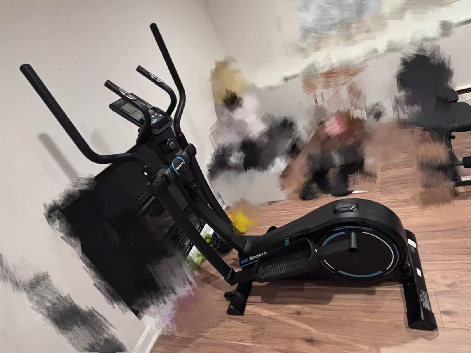 THERUN Elliptical Exercise Machine, Electric Elliptical Machine for Home Use, Magnetic Elliptical Training Machines with 20IN Stride & 32-Level Resistance, 350LB Capacity, App Connectivity customer photo 1