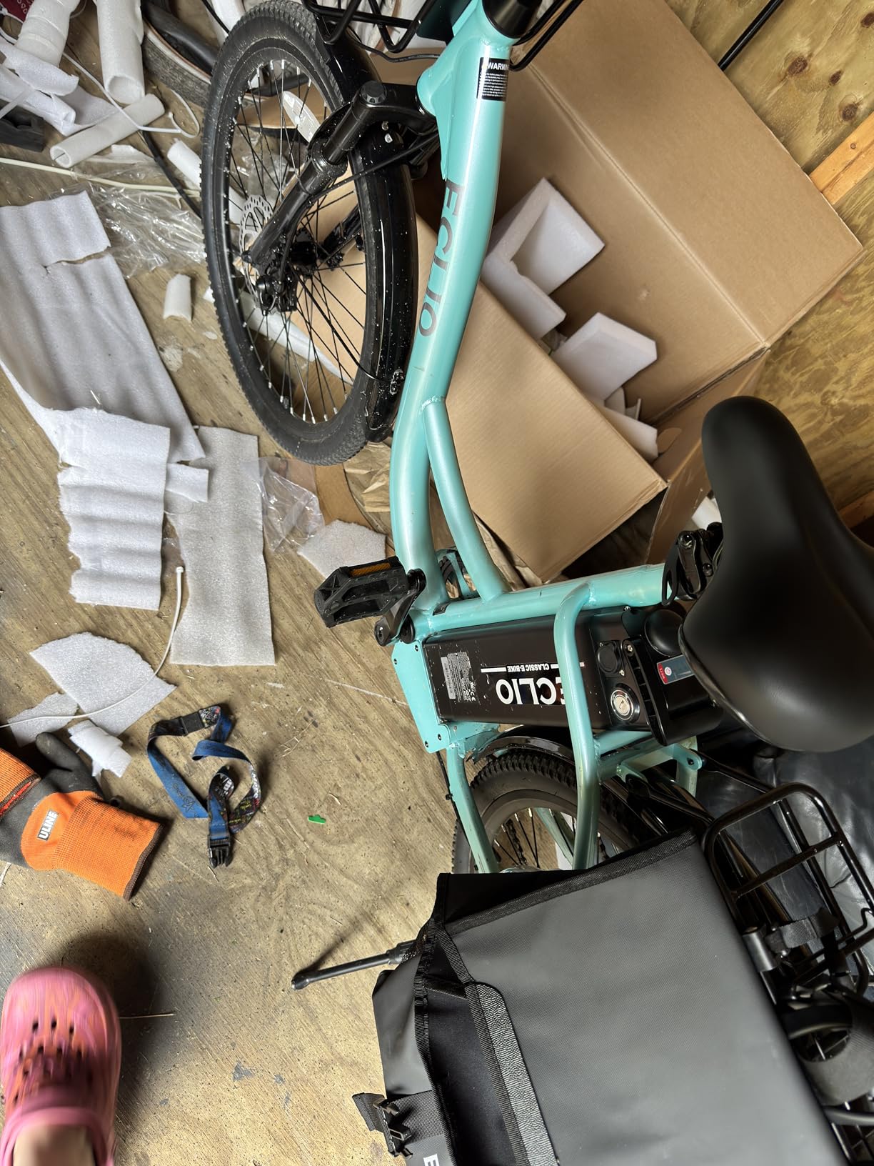 24'' Electric Bike for Adults, Peak 1000W Motor 28MPH, 48V 13Ah Removable Battery 65Miles, Step Through City Cruiser Ebike, Commuter E-Bike with 7-Speed and Front Basket customer photo 1