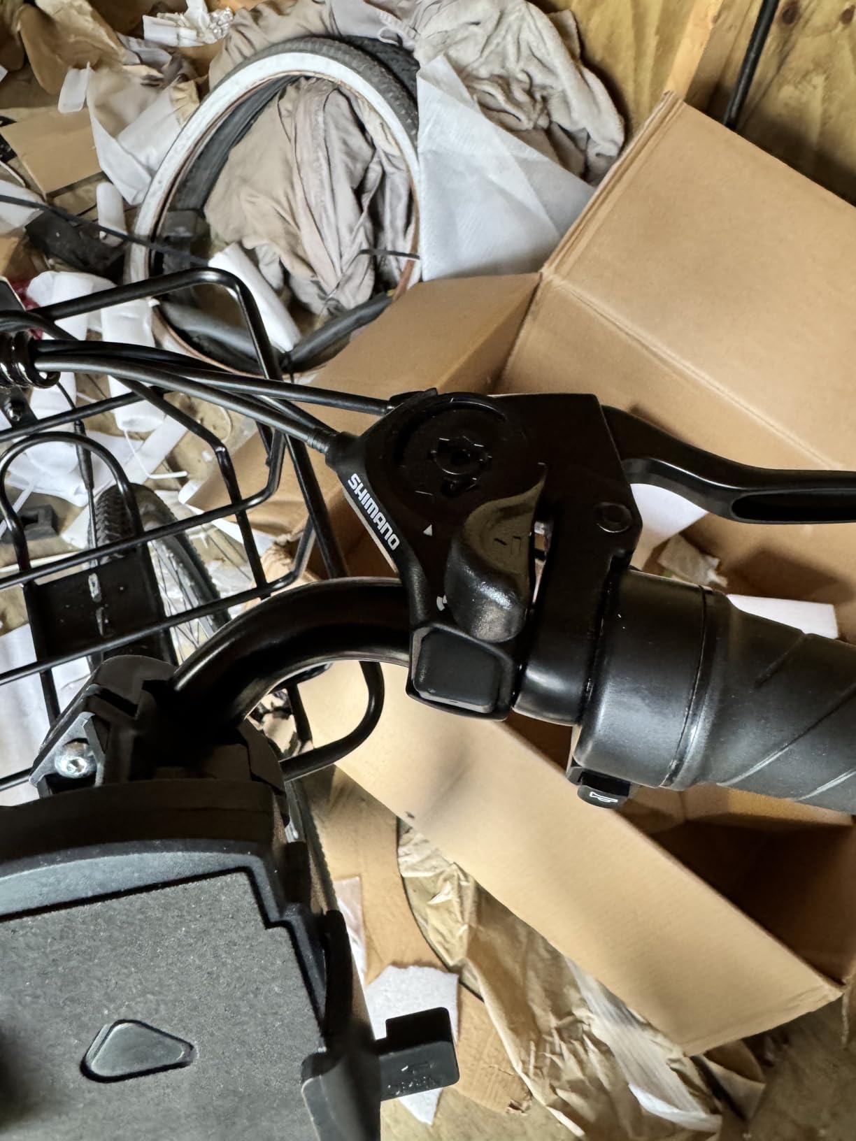 24'' Electric Bike for Adults, Peak 1000W Motor 28MPH, 48V 13Ah Removable Battery 65Miles, Step Through City Cruiser Ebike, Commuter E-Bike with 7-Speed and Front Basket customer photo 2