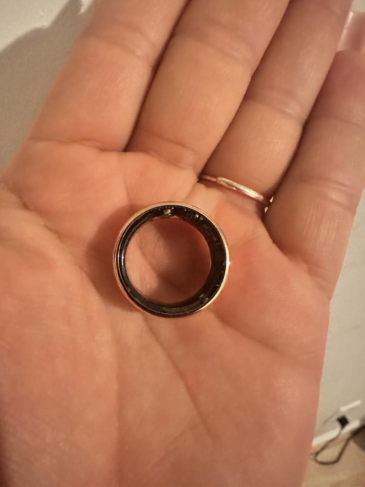 BIEMHA IP68 Waterproof Smart Ring - Fitness & Health Tracker with Sleep/Exercise Monitoring, Unisex for Women Men, iOS & Android Compatible, Long Lasting Battery Life, No Subscription (Silver, 8) customer photo 2