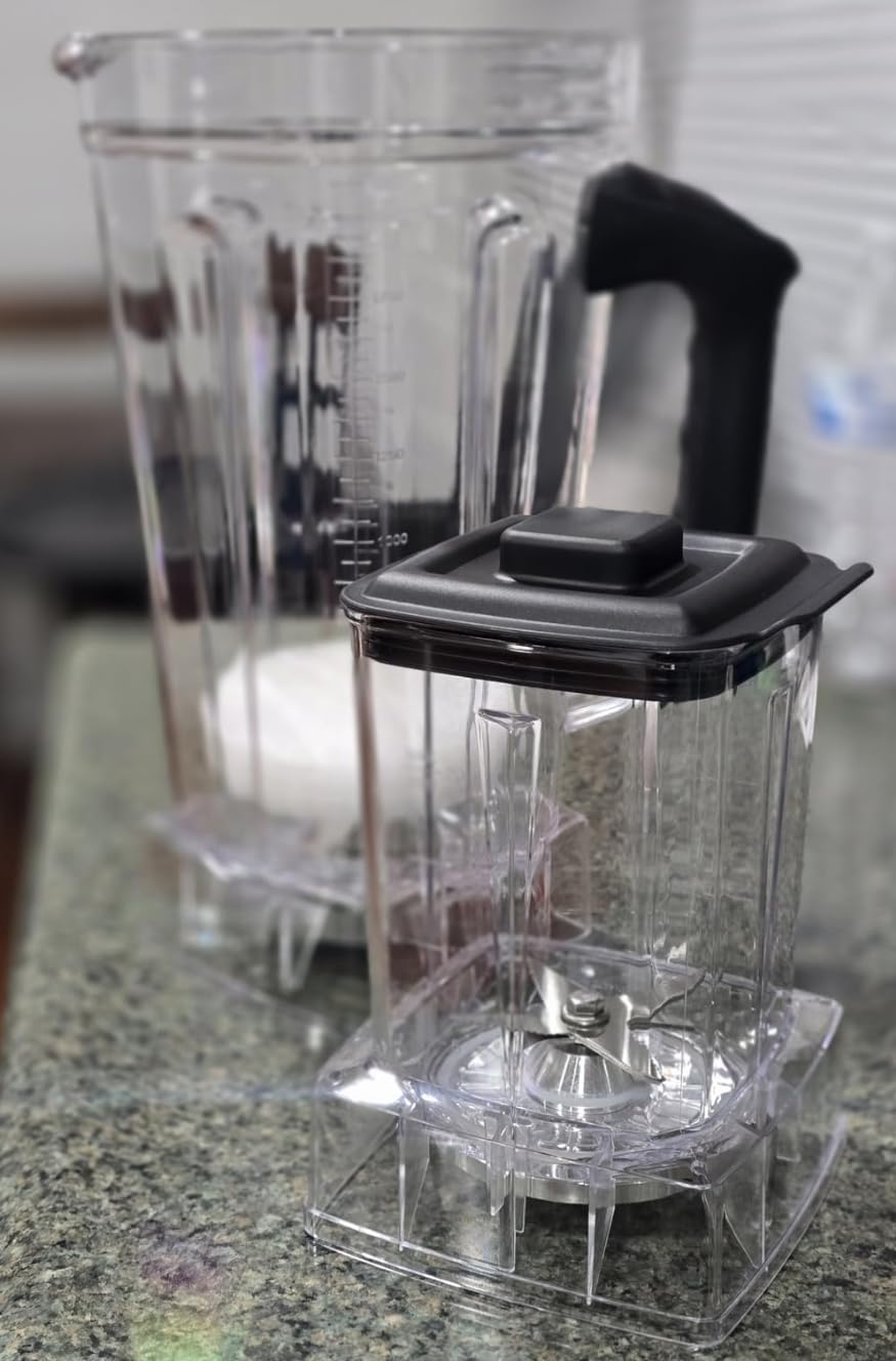 H-Duka 1800W Blender for Smoothies, 70oz Pitcher & 20oz Grinder, 28000 RPM High Speed Countertop Blender for Kitchen for Ice Crushing, Frozen Fruits & Nut Butter, 1-5 Min Timer, Multiple Speeds customer photo 2